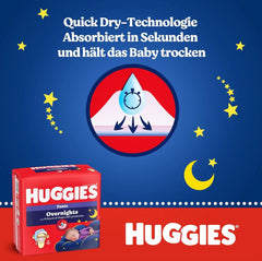 Huggies éjszakai nadrág 4-es méret (9-14 kg), havi pelenkázó doboz, 104 darab Anya és Baba Naty Shop