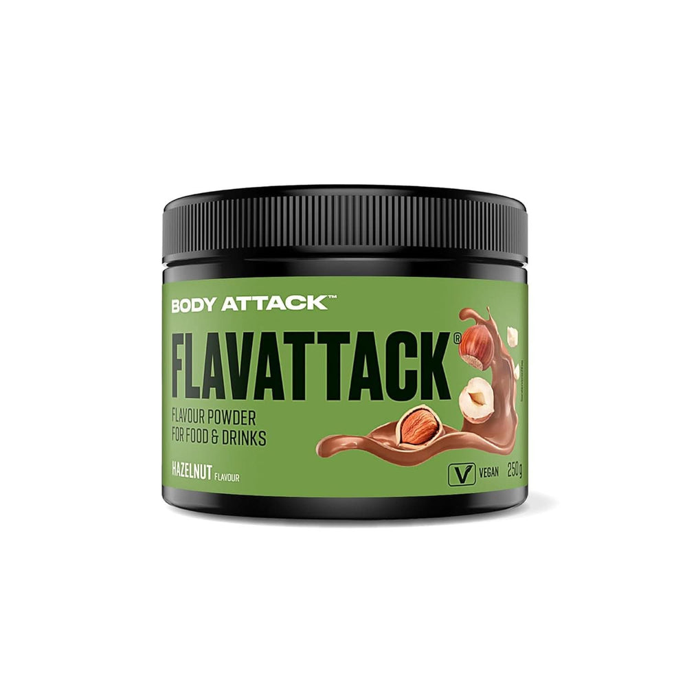 Body Attack Flavattack®, Double Choc Brownie, 250G / 83 adag Flavours Naty Shop 250 gramm csokoládé mogyoróval