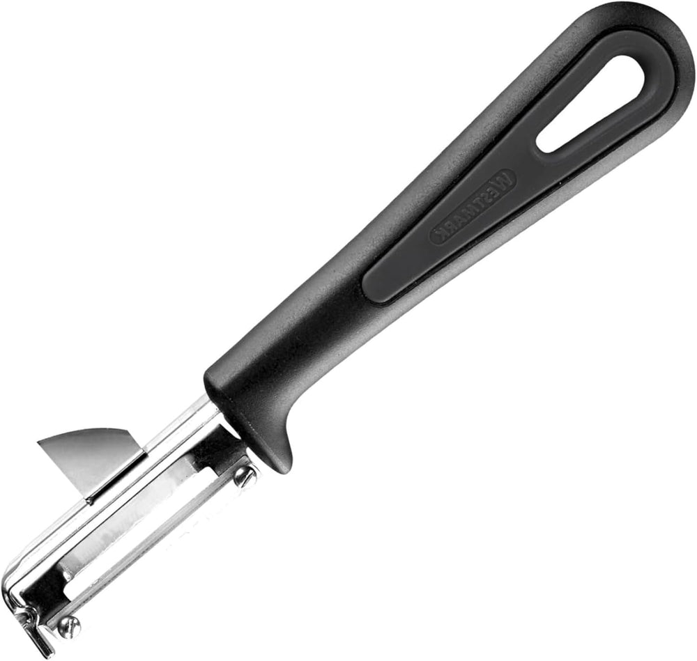 Westmark 29092270 Sparschäler Gallant, Pp/Tpe/Edelstahl, Schwarz / Rot, 16,5 x 3,7 x 2 cm Peeler Naty Shop Gentle (balkezeseknek)