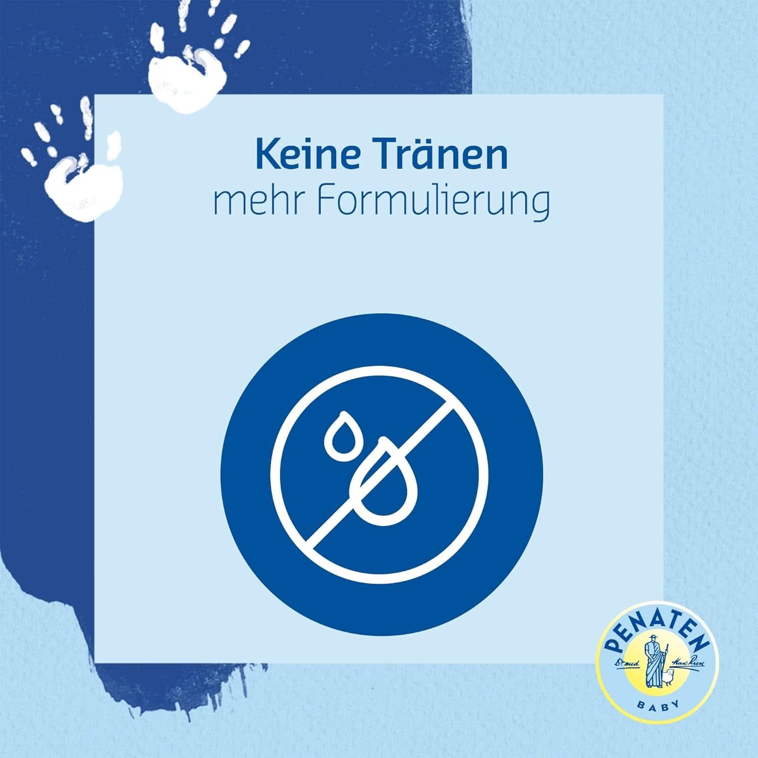 PENATEN Wash & Shower Cream (400 ml), tusfürdő és sampon babáknak, parabének és színezékek nélkül készült Mother and Child Naty Shop