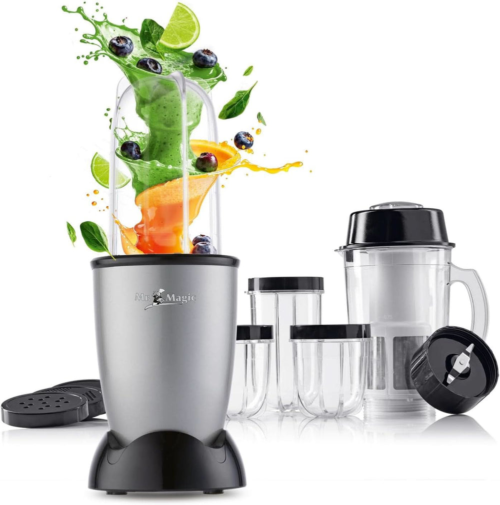 Gourmetmaxx Mr Magic Blender, Smoothie Maker Xxl Naty Shop kiegészítő csomaggal