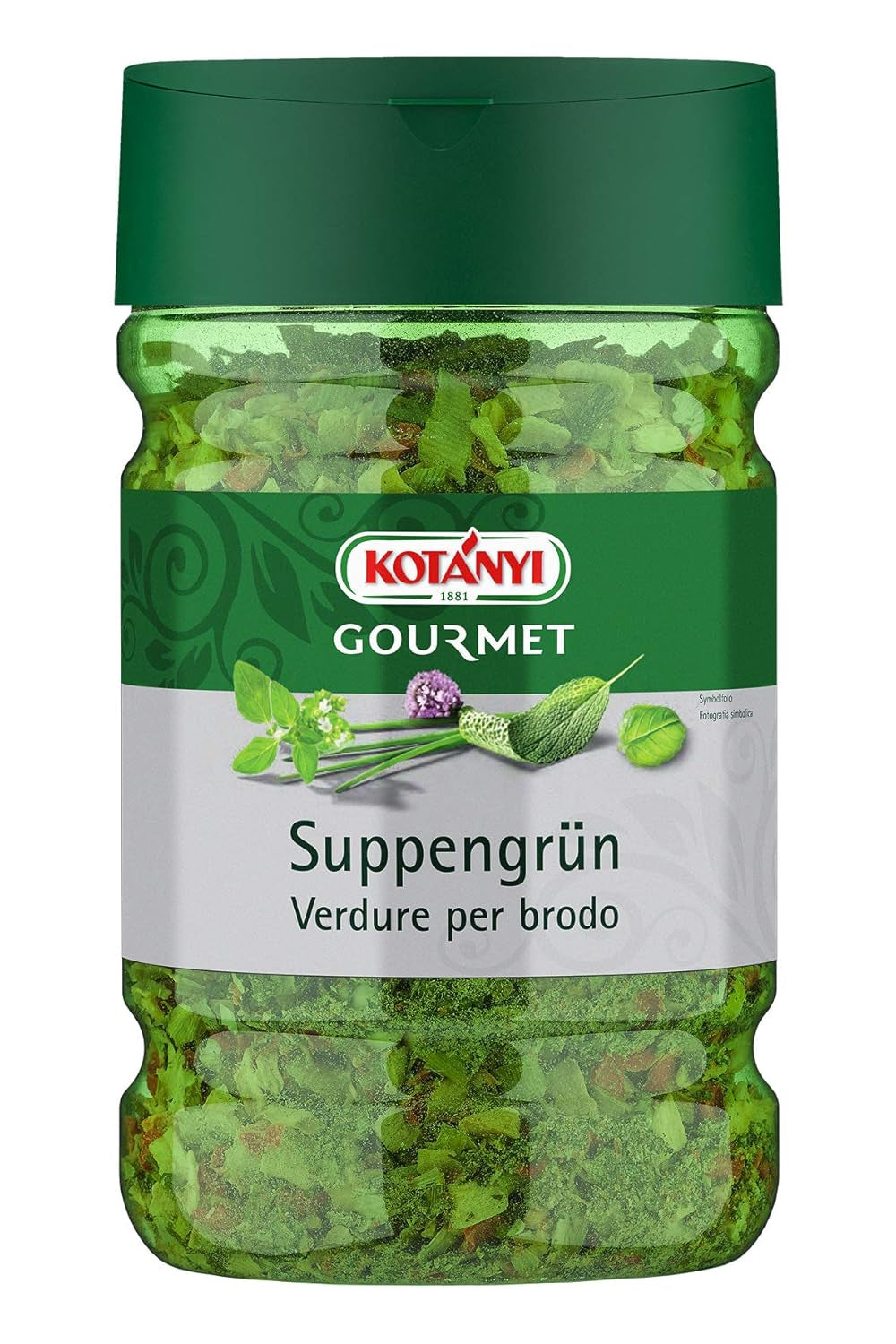 Kotanyi Suppengrün geschnitten Gewürze für Großverbraucher und Gastronomie, 250 g