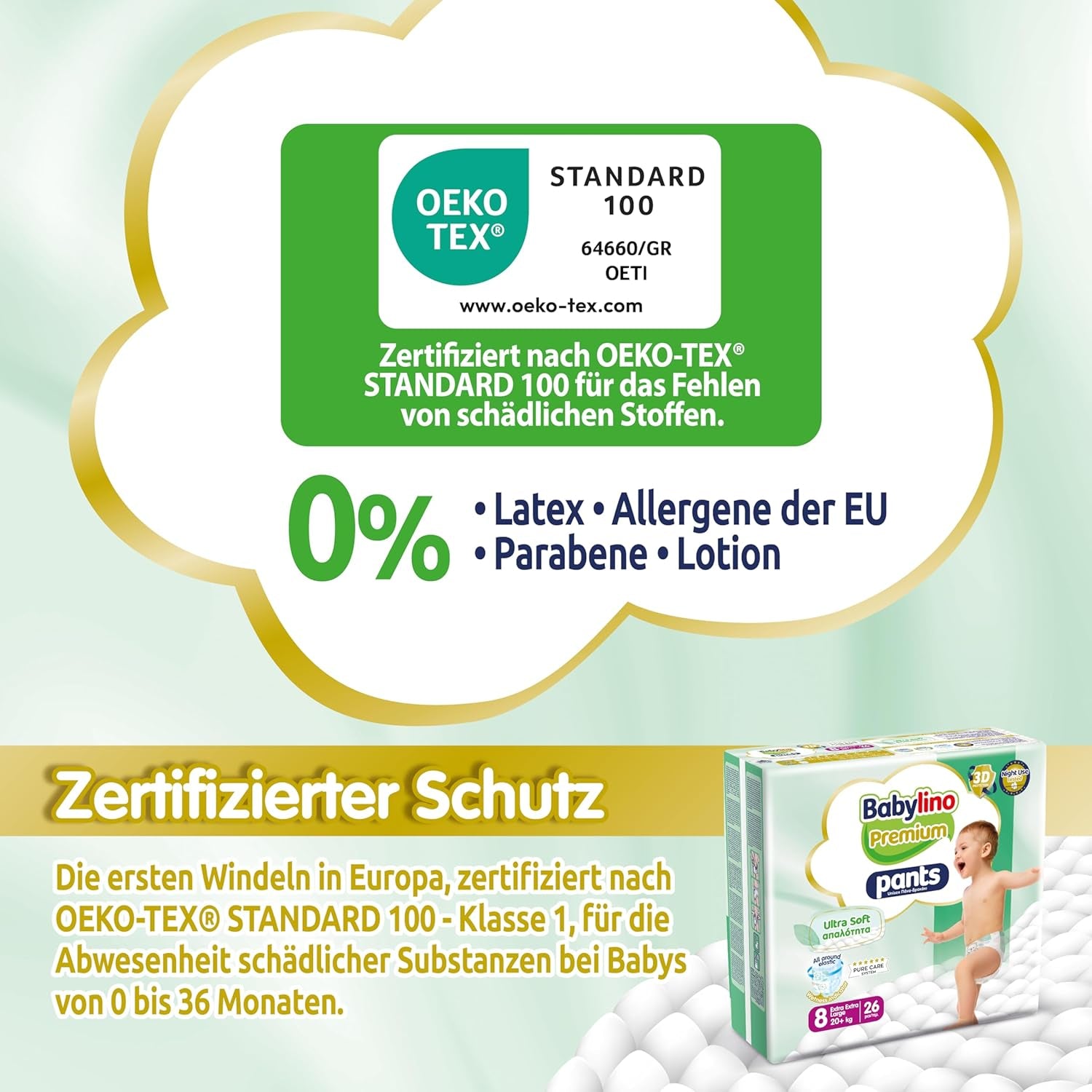 Prémium 8-as méretű nadrág Ultra-Soft szűrővel, XXL (20+ kg), 26 darab