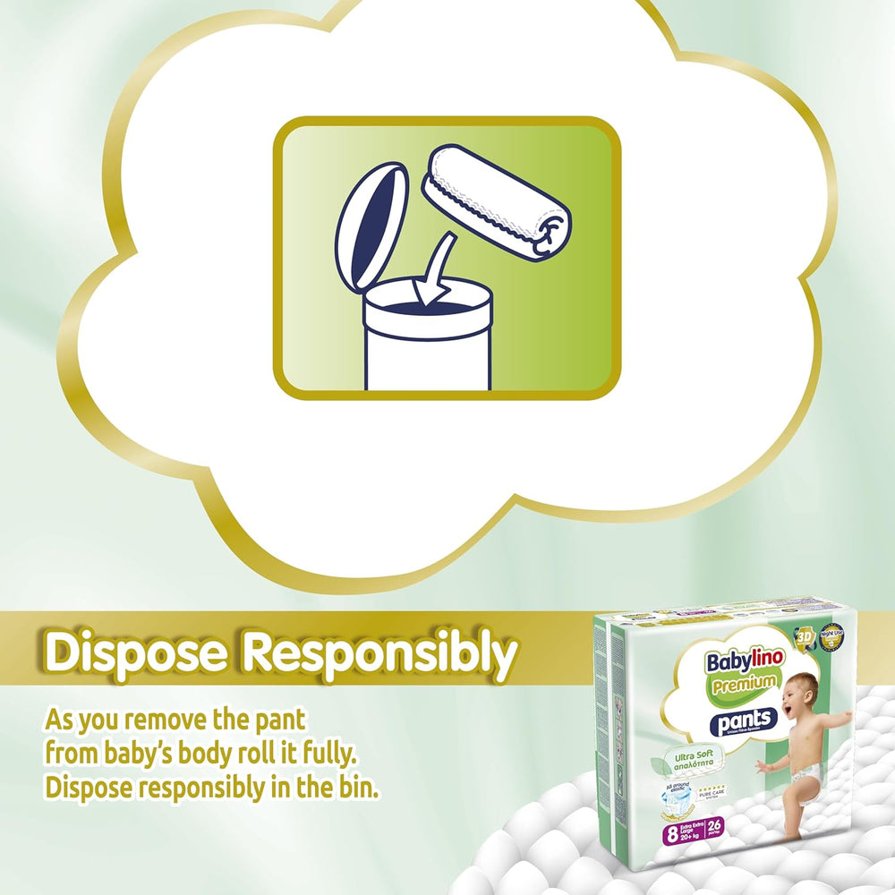 Prémium 8-as méretű nadrág Ultra-Soft szűrővel, XXL (20+ kg), 104 darab