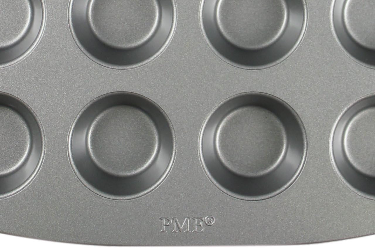 CSB111 Antihaftbeschichtete Mini-Muffinform Mit 24 Löchern Aus Karbonstahl, Edelstahl, Ezüst, 39,4 X 24,6 X 2,1 cm Formák és tálcák sütéshez Naty Shop