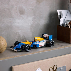 LEGO Icons Williams Racing FW14B Nigel Mansell-lel - F1 autómodell-készlet versenyzői minifigurákkal, gyűjthető - Asztaldekoráció állvánnyal - Ajándék felnőtteknek és tinédzsereknek Motorsport-rajongóknak 10353 Építőkészlet Besuche den LEGO-Store