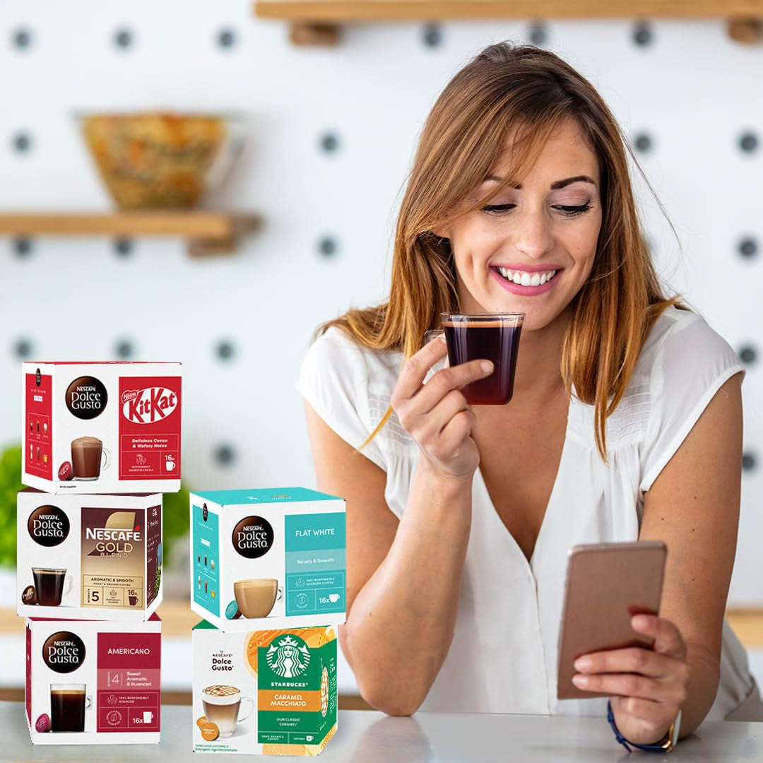 NESCAFÉ Dolce Gusto Cafe au Lait Kaffeepads, 30 Kapseln (30 Portionen)