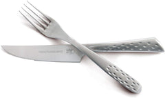 Weber Deluxe Steak készlet, 6 részes, Monobloc design rozsdamentes acél, extra éles, ergonomikus fogantyú Kitchen Naty Shop