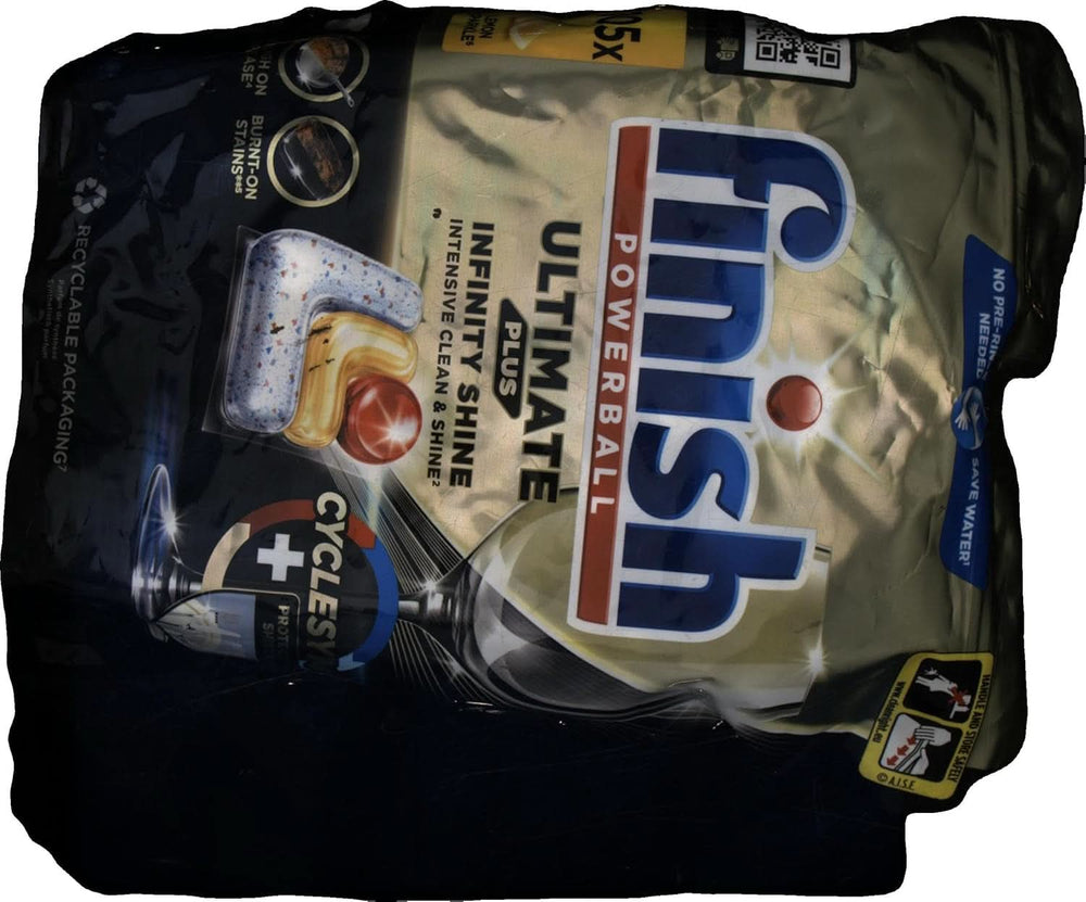 Finish Ultimate plus Infinity Shine Citrus mosogatógép fülek - Tabletta mosogatógéphez, intenzív tisztítás - 105 kapszula, citrom Naty Shop