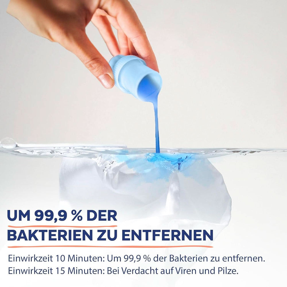 Sagrotan Mosószer a mosodai higiéniához Sky Fresh Refill - fertőtlenítő hatás, a higiénikusan tiszta és friss ruhaneműért Mosószerek Naty Shop