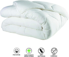 Blanrève Cthalvd011420 Paplanhuzat Hollofil Allerban meleg pamut fehér 140 X 200 cm Paplanok és paplanok Naty Shop