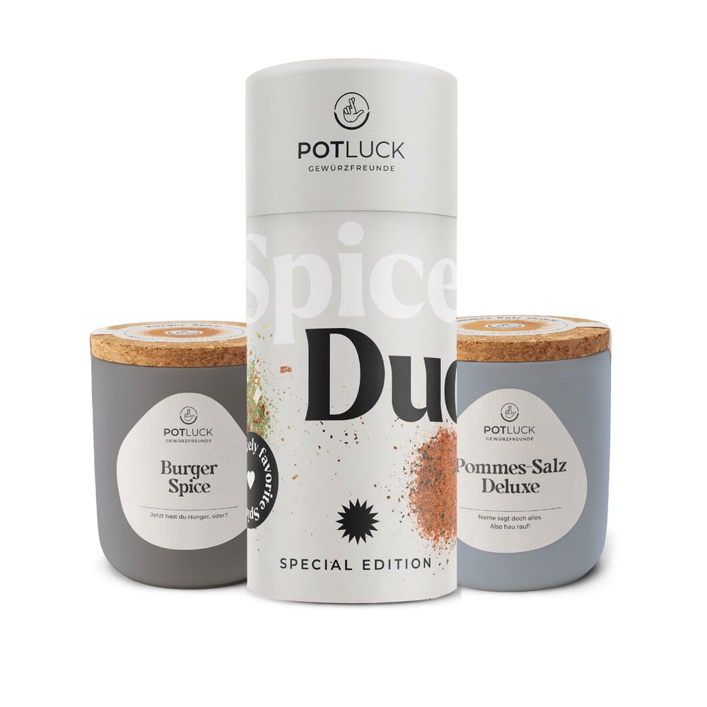 Potluck | Feta Gewürz | Gewürzmischung im Keramiktopf | 50g | Mit natürliche Inhaltsstoffen