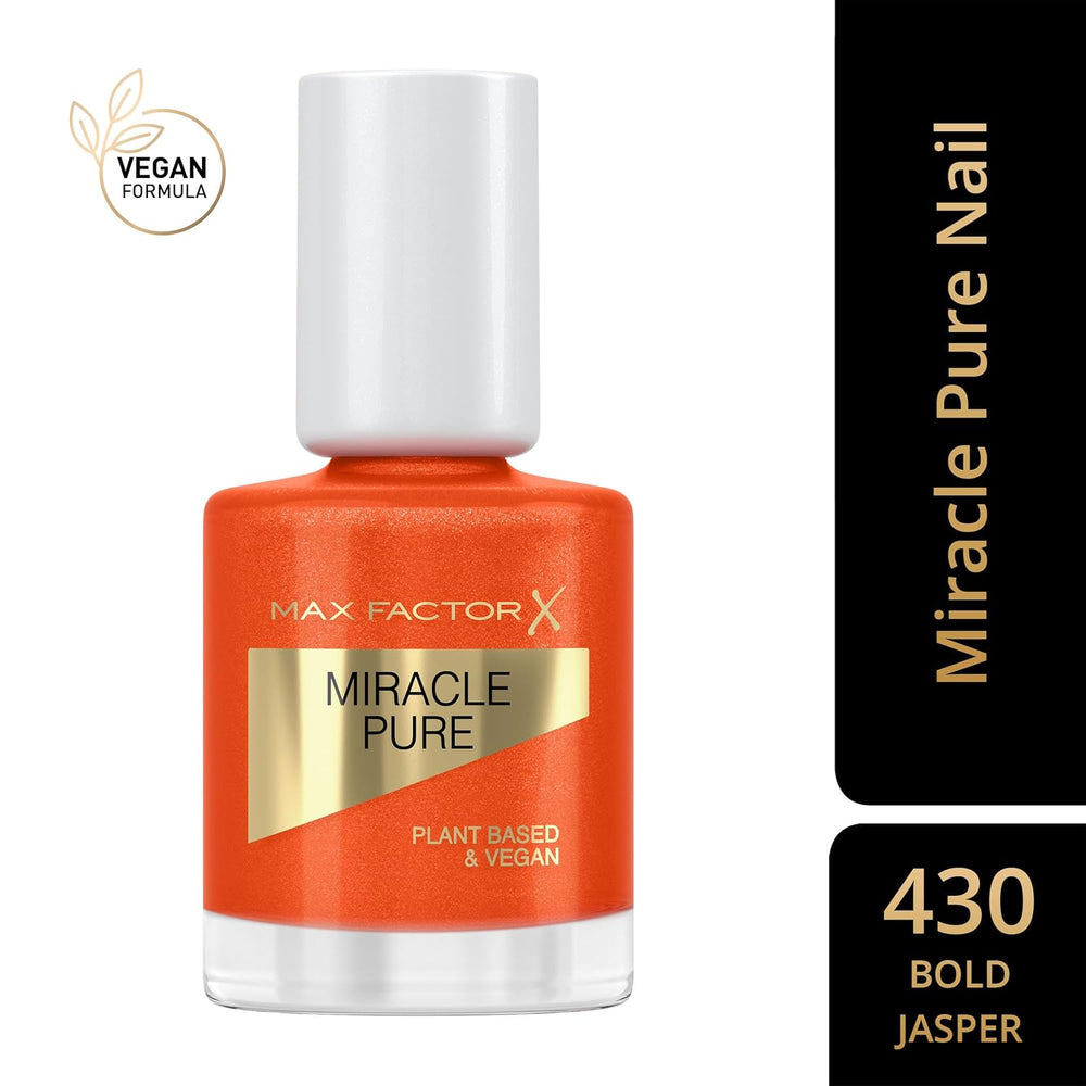 Max Factor Miracle Pure Nail, Ultra-fényes, intenzív színű körömlakk gyógyító kristályok fényével és tápláló összetevőkkel, Color 430 Bold Jasper