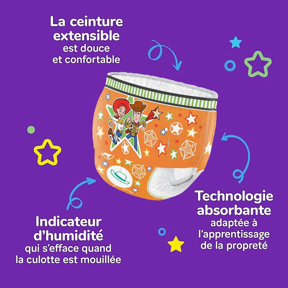 Huggies Pull-Up Trainer nappali pelenkák fiúknak - 2-4 éves korig 6-7 méretű felhúzható pelenkák (40 nadrág) - WC edzőnadrágok az egyszerű WC edzéshez - Tanulj nedvestől szárazig