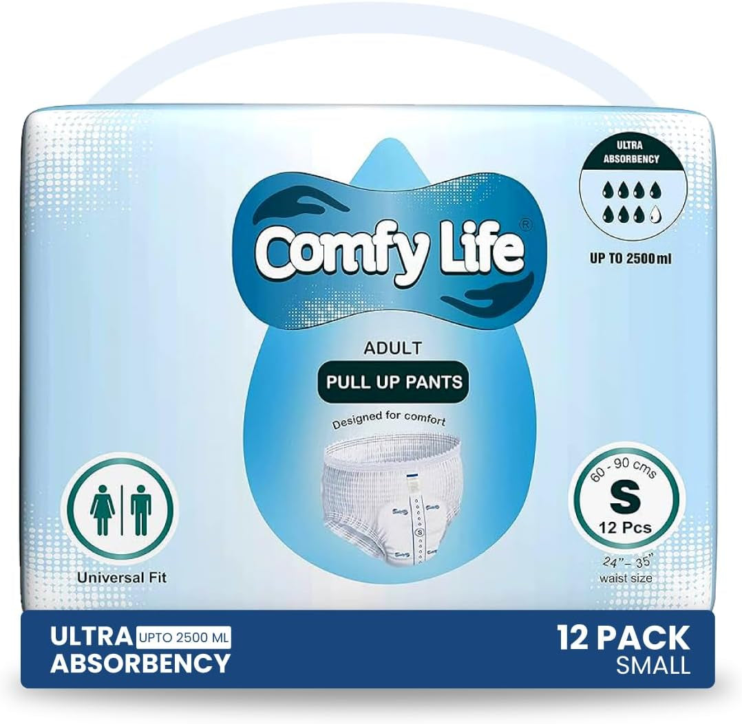 Prémium inkontinencia bugyi felnőtteknek, nagy nedvszívó képességű, S-es méret, 12 db