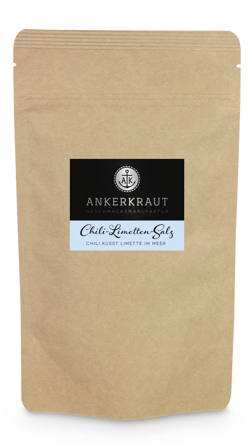 Ankerkraut Chili-Lime-Salz, 70g parafa üvegben, Speise-Salz Mischung für Steak Fisch Salad Asia Gerichte, Allrounder mit Gesmack und Qualität