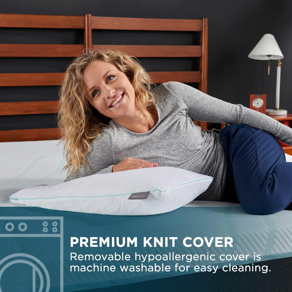 TEMPUR-PEDIC Pernă Tempur-Cloud Prohi, spumă cu memorie, alb/grădină opulentă, King Perne standard Naty Shop