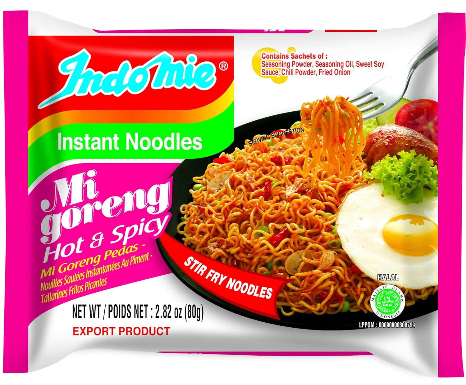 INDOMIE – Instant Mi Goreng tészta – gyűjtőcsomagolás (40 x 80 g)