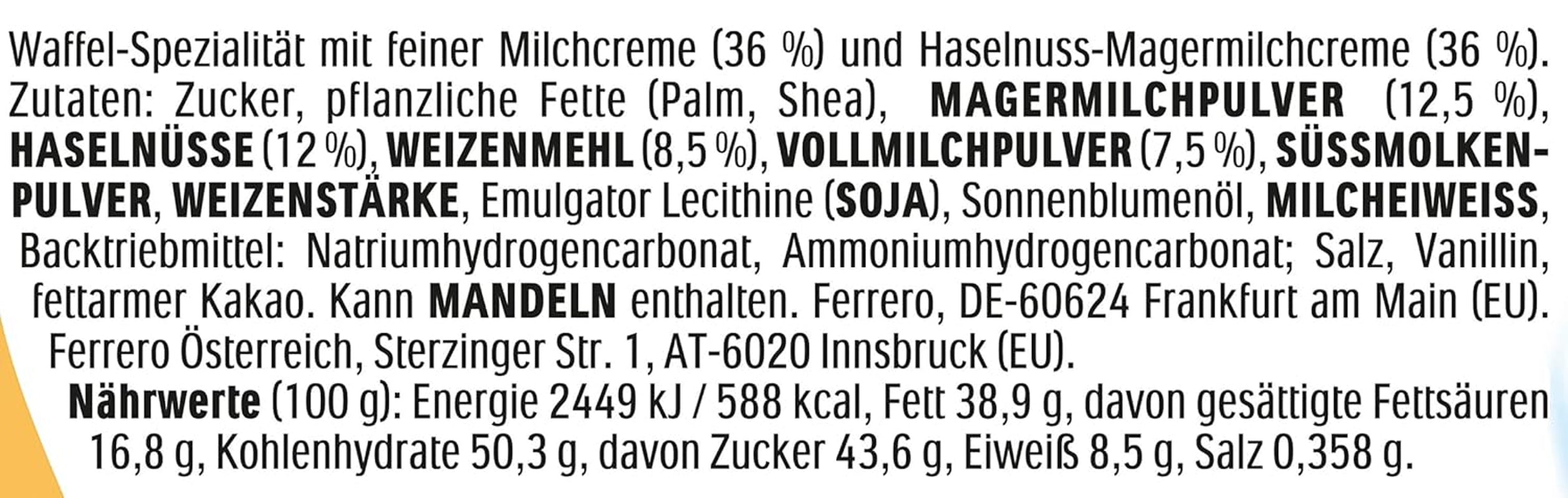 Kinder Happy Hippo Hazelnut – Különleges ropogós ostyák tejjel és mogyorókrémmel – Farsangi és Mardi Gras édességek – 1 csomag 5 db 20,7 g-os szeletet tartalmaz