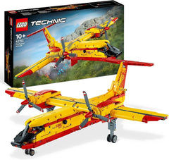 LEGO 42152 Technic Firefighting Plane Fireplane Jucărie ca idee de cadou pentru copii de la 10 ani, jucărie de construcție și decorare pentru grădiniță Seturi de constructie Besuche den LEGO-Store Singur