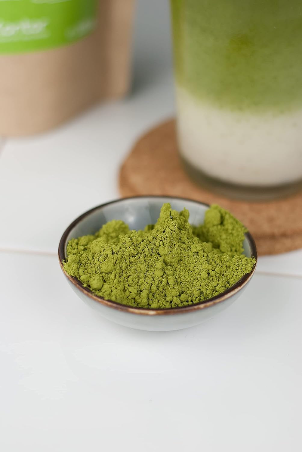 Matcha BIO pulbere 100 g I Fără aditivi - 100% natural I Ceai Matcha japonez premium I Pulbere de ceai verde de la