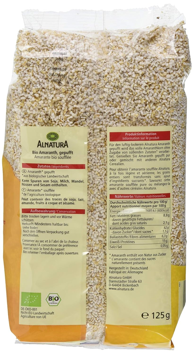 Bio expandált amaránt, 125g
