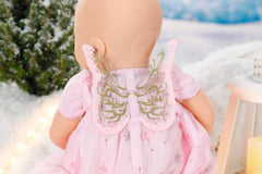 Baby Annabell Weihnachtskleid, Puppenkleid mit Flügeln und Haareif, für Puppen in 43 cm 707241 Zapf Creation