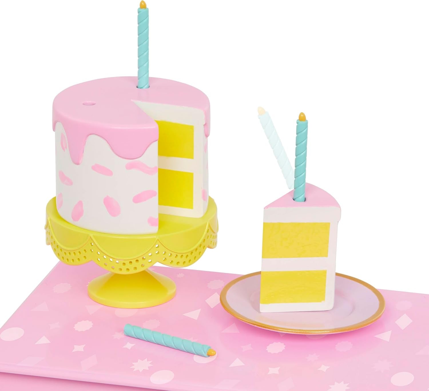 Glitter Girls - GG Surprise születésnapi parti szett és Sashka - Bewegliche 36 cm Puppe Sashka - Überraschungs-Geburtstagsparty-Szett - Tisch & Stühle Möbel - 3 Jahre +