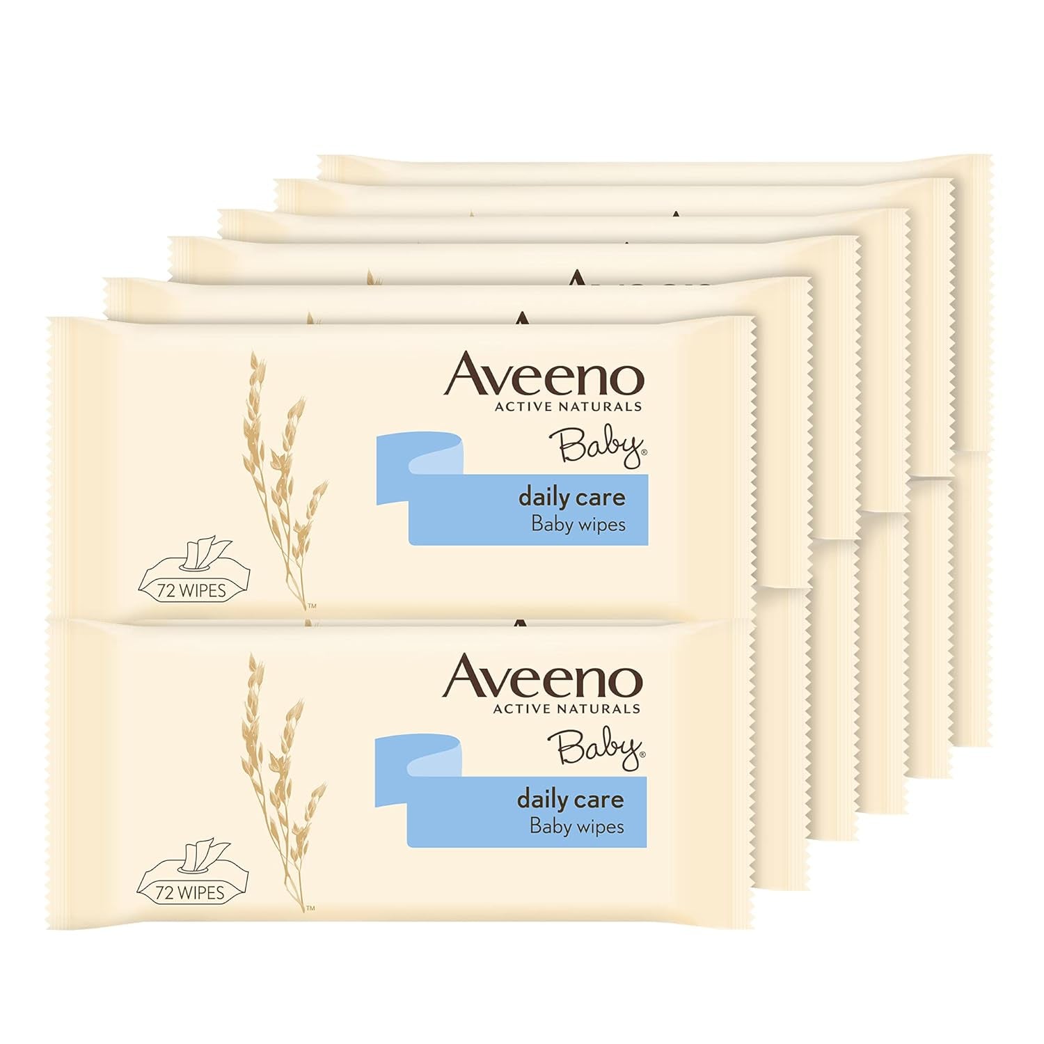 Daily Care tisztító törlőkendő, szulfát és alkohol mentes, 12 x 72 db