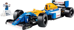 LEGO Icons Williams Racing FW14B Nigel Mansell-lel - F1 autómodell-készlet versenyzői minifigurákkal, gyűjthető - Asztaldekoráció állvánnyal - Ajándék felnőtteknek és tinédzsereknek Motorsport-rajongóknak 10353 Építőkészlet Besuche den LEGO-Store