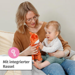 BABY Born for Babies Fuchs 26cm, weiche 26 cm Puppe mit Öhrchen und Fingertaschen, für Neugeborene, 836606 Zapf Creation