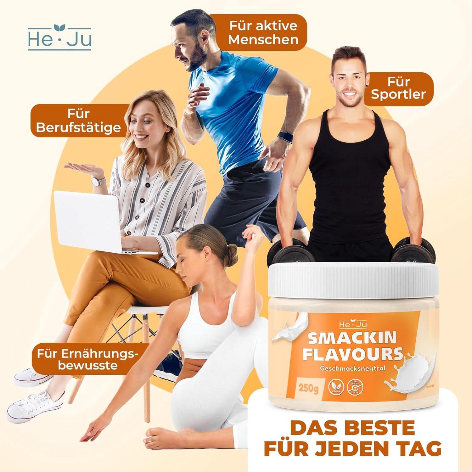 He-Ju, Semleges ízű por, 250 grammos Aromas Naty Shop