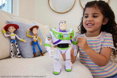 Mattel Big Disney Pixar Buzz Lightyear Action Figure, Aprox. 31 cm, Super Movable, Detailed Collectible Figure From The Toy Story Space Movie, Ages 3+ HFY27 Action figures Naty Shop