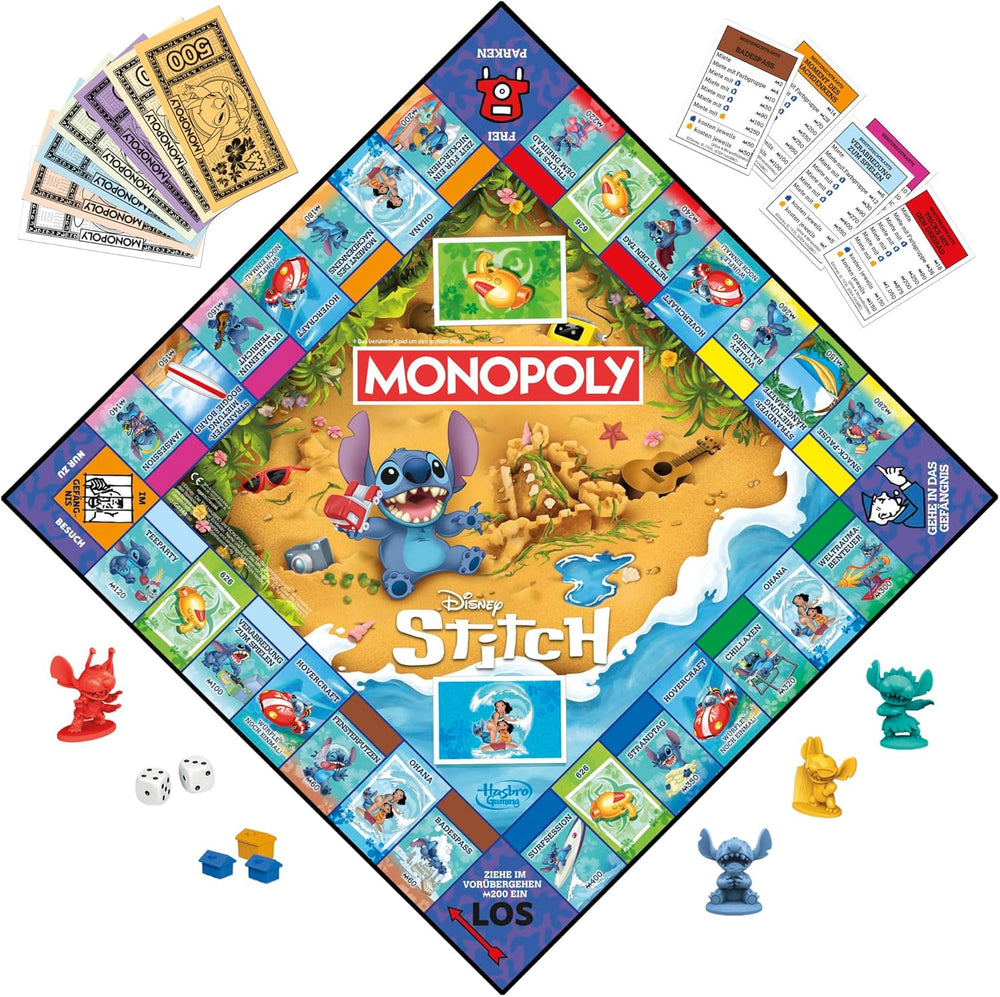 Monopoly Disney Stitch Edition társasjáték - német változat