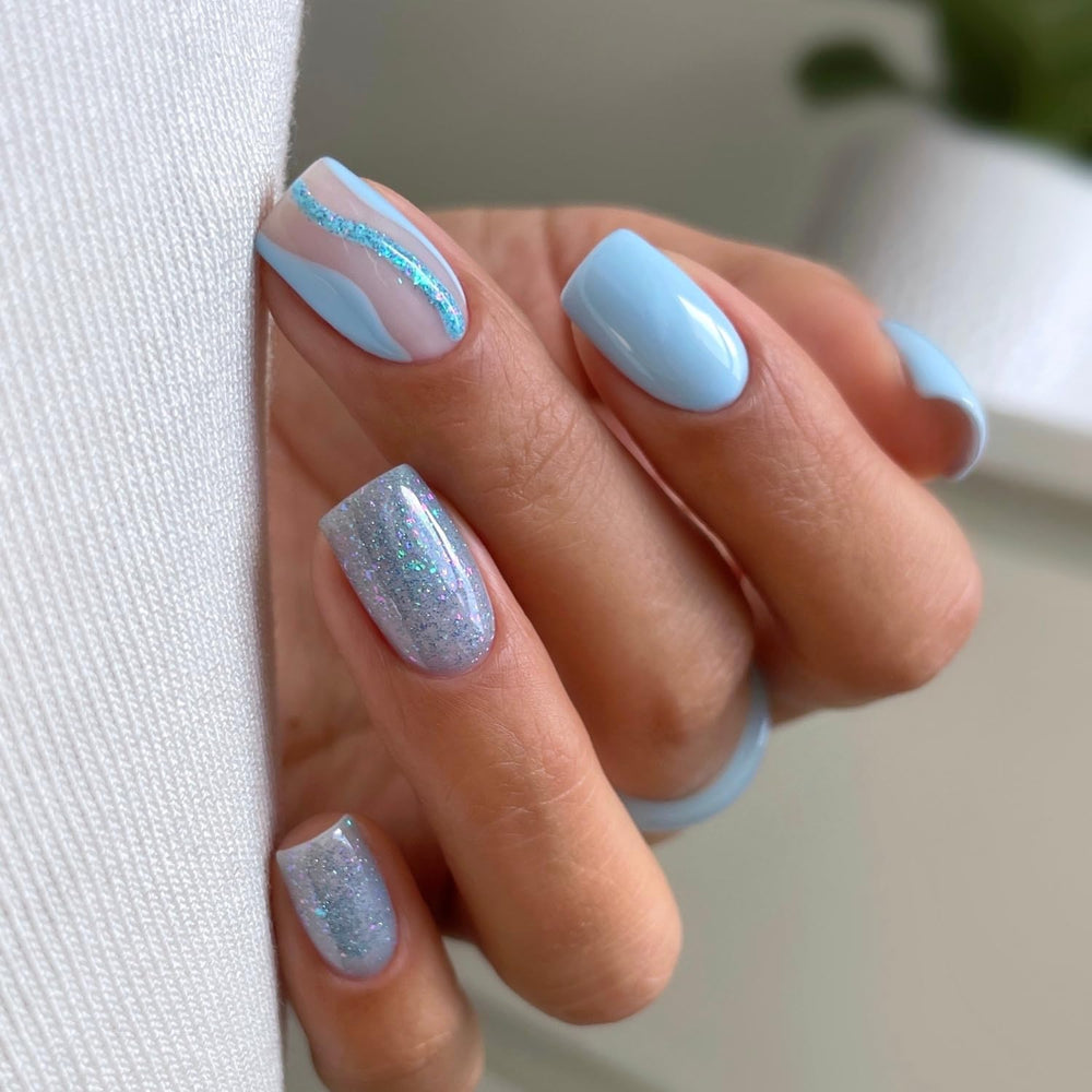 UV körömlakk Semilac Hybrid 240 Icy Waterfall 7ml, Seaqueen kollekció