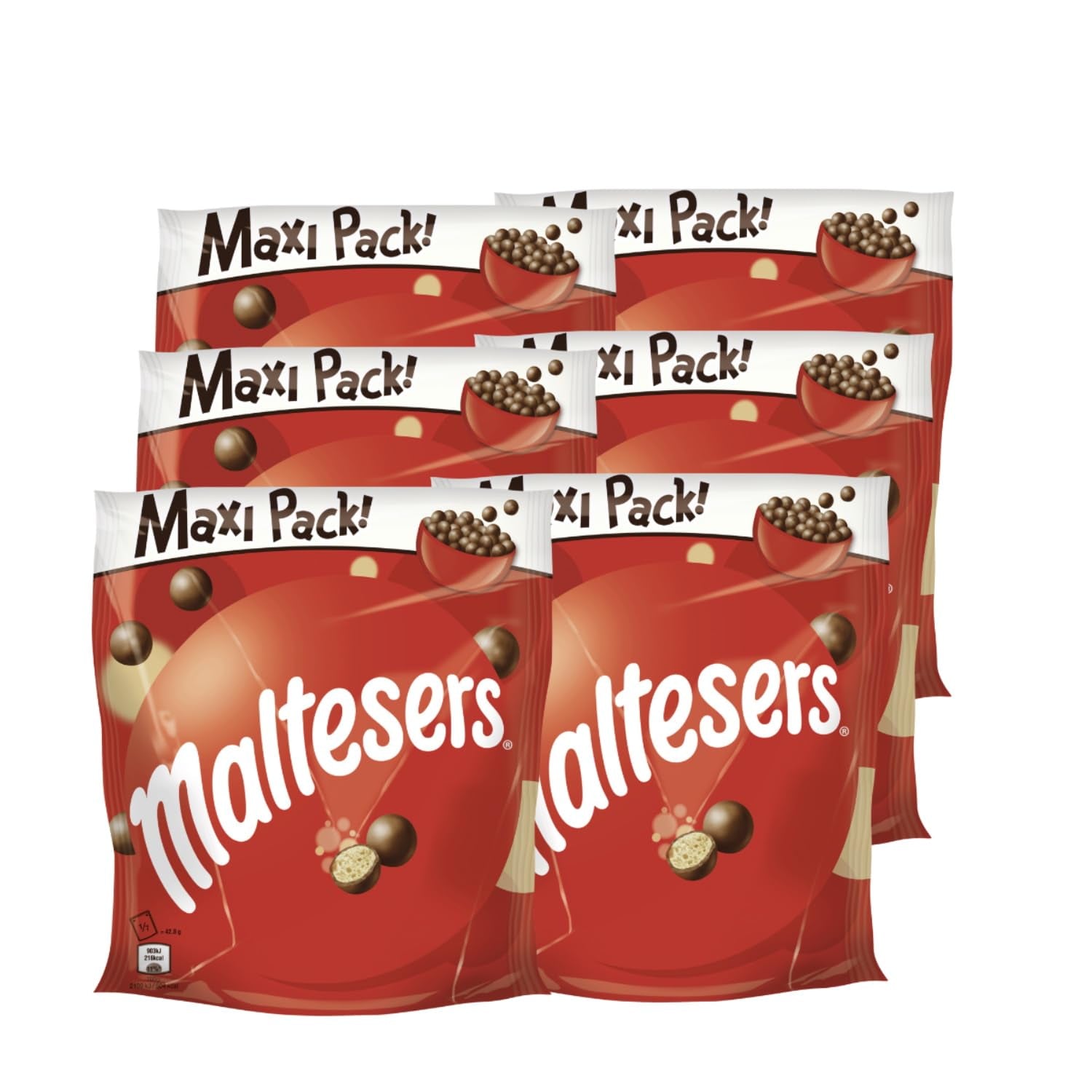 Malteserek, csokoládégolyók, ropogós és könnyű közepével, légies, csokis snack, 1 csomag (1 x 300g)