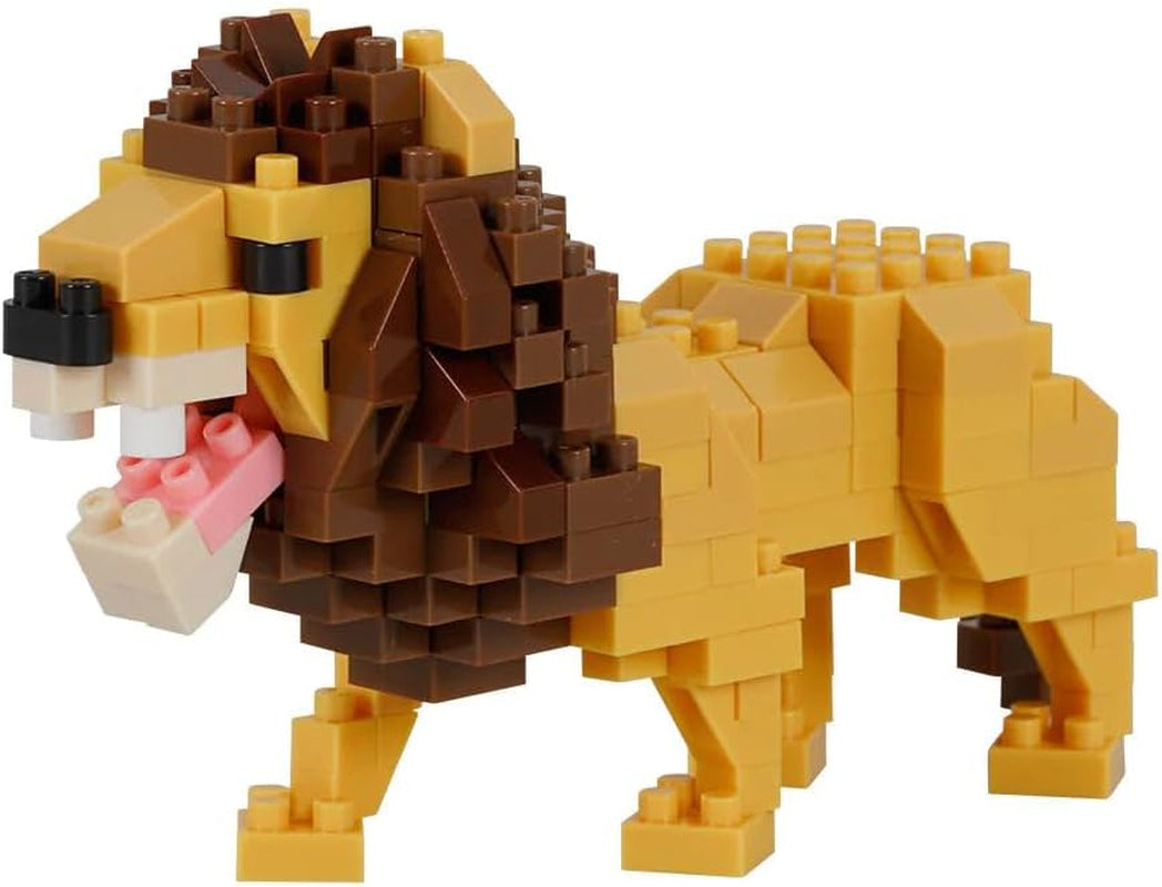 Bandai - Nanoblock - Roter Panda - Red Panda - Mini-Bausteinfigur - Baukastenspiel - Pixel-Tierfiguren-Bausatz Panda - NBC194