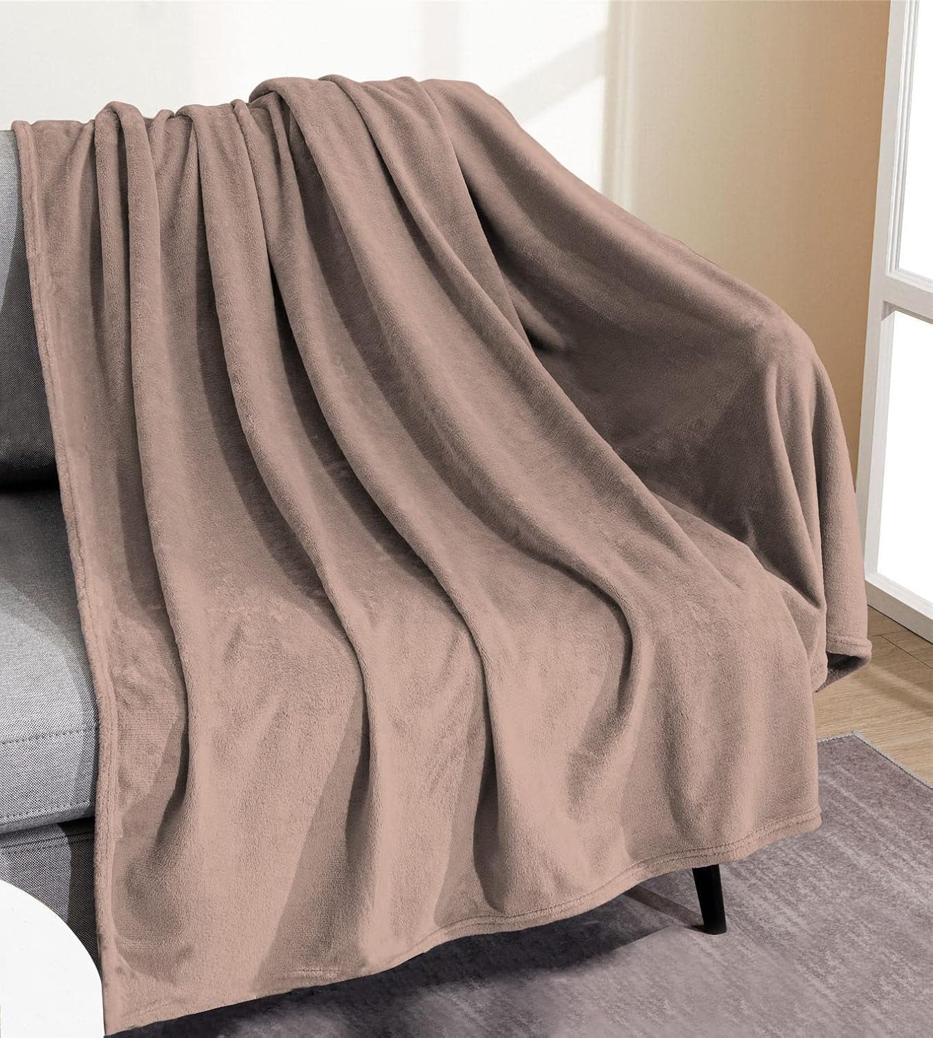 Puha takaró | Kockás | Soft Touch | 130 X 160 cm | Púderes paplanok és paplanok Naty Shop