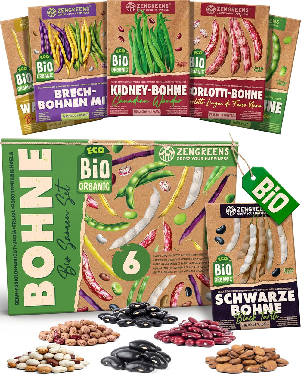 Bioparadicsommag 10-10 db-os paradicsommag készletben a kertben, erkélyen vagy magaságyásban történő egyszerű termesztéshez - Vetőmagok - Palánták