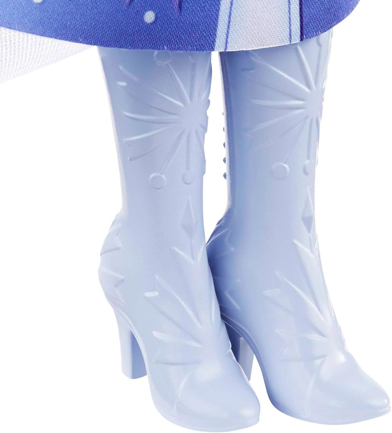 Mattel Disney Prinzessin Elsa Puppe, Die Eiskönigin Puppe im Reiseoutfit, kämmbare blonde Haare, beweglich, ausziehbarer Rock und Stiefel, Disney Geschenke, Spielzeug ab 3 Jahre, HLW48