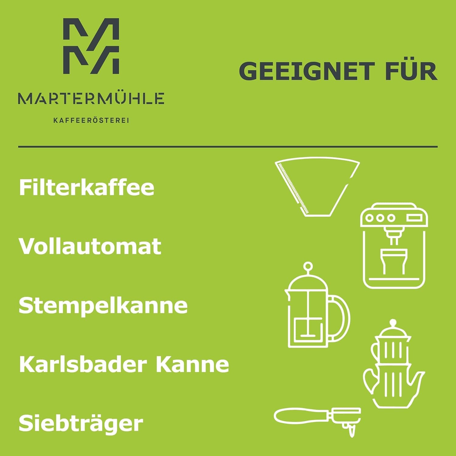 Set mostre boabe de cafea organică Martermühle 3x250g tărie ușoară/medie I Arabica I Boabe întregi de cafea organică prăjite ușor, aciditate scăzută (68/74/426)