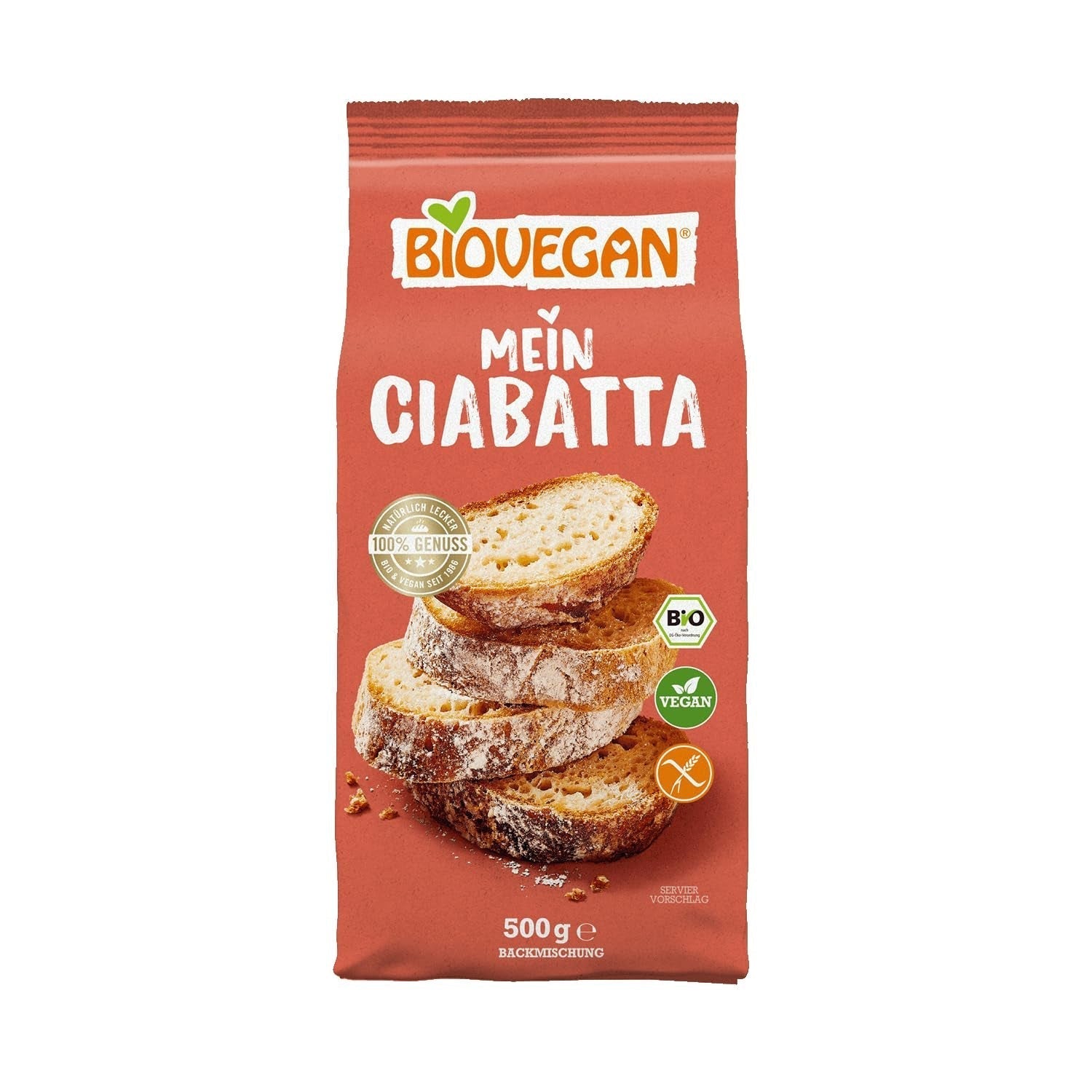 Biovegan Mein Ciabatta Backmischung Amestec pentru copt si gatit Naty Shop 1 X 500 Gr