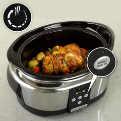 Crockpot, Lassú tűzhely elektronikus, 5,7 L (5-6 fő) Slow Cooker Naty Shop