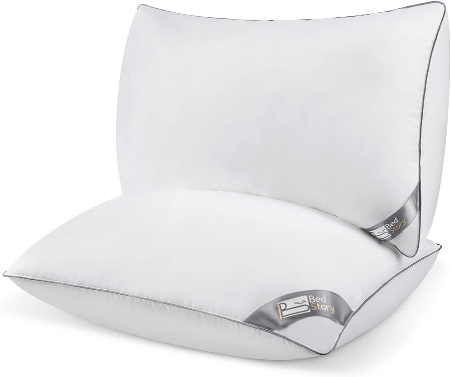 Pernă Bedstory, 2-Pack, calitate hotelieră, pernă pentru dormit, alternativă, de susținere și hipoalergenică pentru cei care dorm pe stomac, spate și lateral Perne standard Naty Shop Titlu implicit