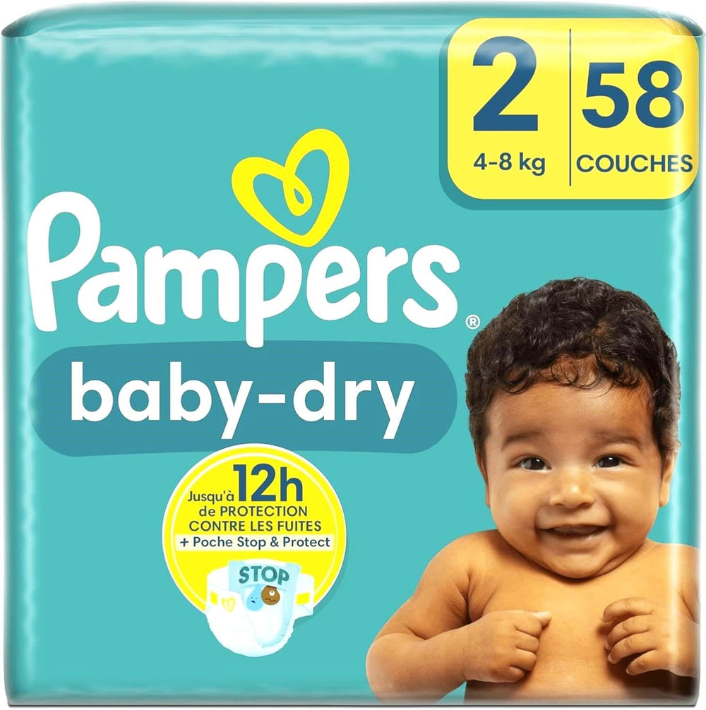 Pampers Baby-Dry pelenkák, 8-as méret, 43-as pelenkák, 19 kg-tól, Jumbo+ csomag