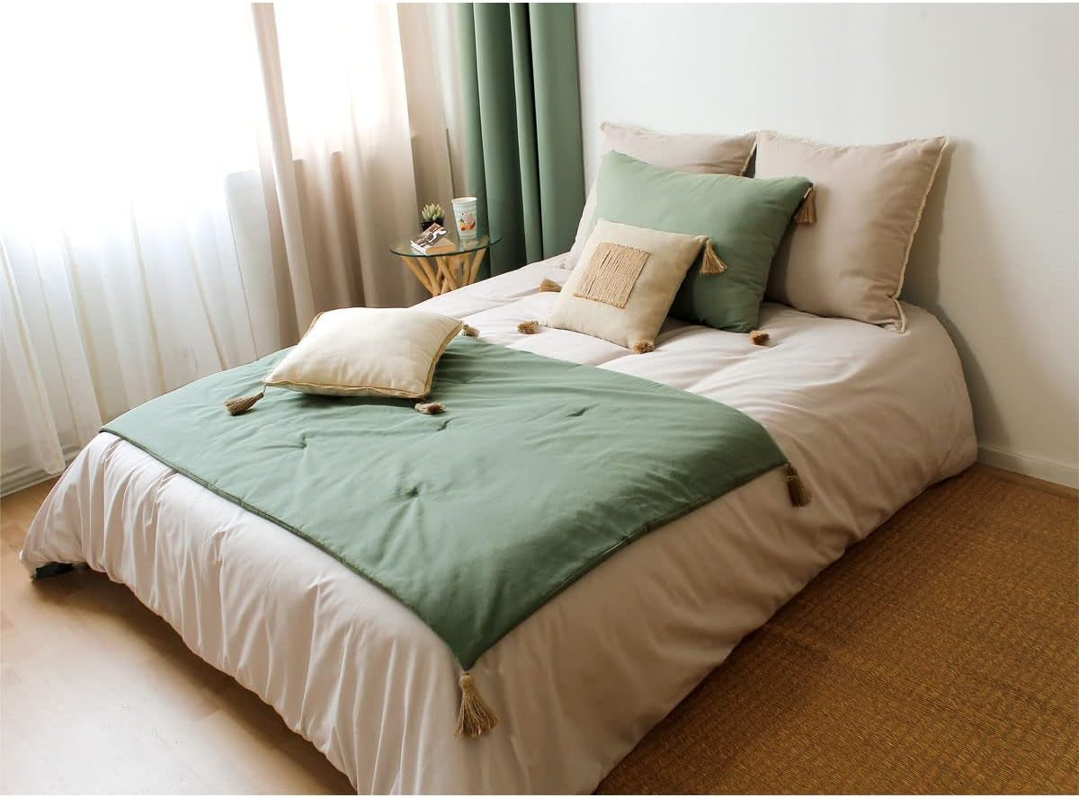 Enjoy Home - Terrakotta takaró 4 juta bojttal - 90 X 190 cm - 100% pamut - Öko-Tex - Panama Collection Paplanok és paplanok Naty Shop