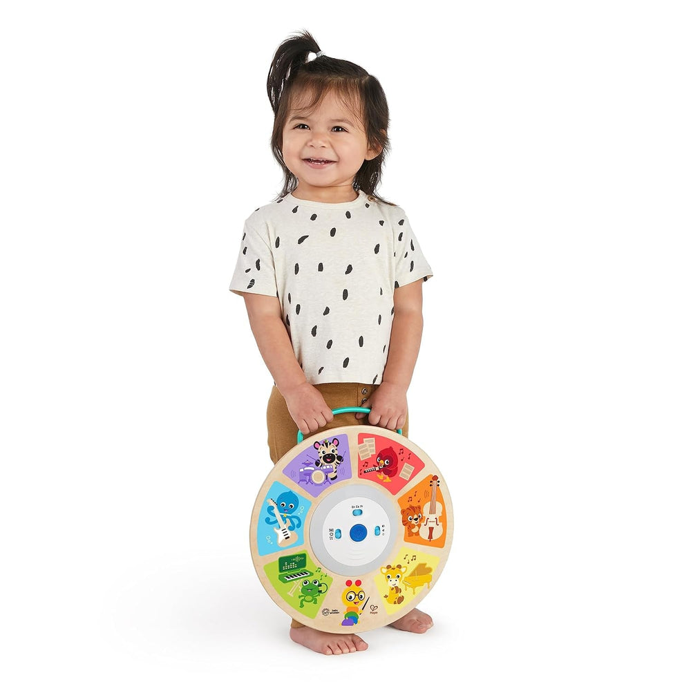 Baby Einstein, Hape, Cal's Smart Sounds Symphony Magic Touch Jucărie electronică din lemn cu activități în 3 limbi (engleză, franceză și spaniolă), 3 moduri, de la 6 luni Jucarii Bebe Naty Shop