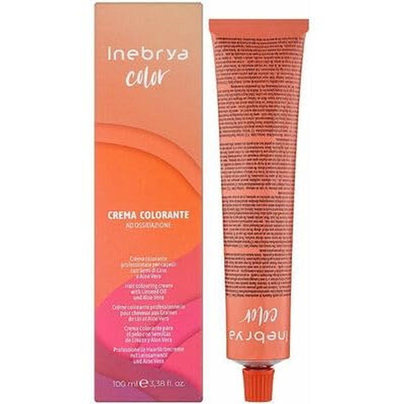 Cremă de colorare permanentă a părului cu semințe de in și aloe vera 100ml (- 7.0 Blond) Vopsea pentru par Naty Shop Negru 100 Ml (1 pachet)