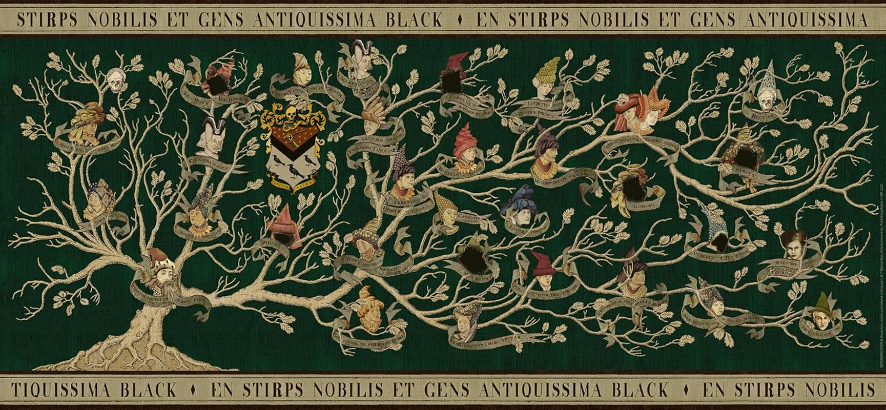 Ravensburger Puzzle 17299 - Családfa - Harry Potter panorámarejtvény 2000 darab felnőtteknek és gyerekeknek 14 év feletti puzzle Naty Shop alapértelmezett cím