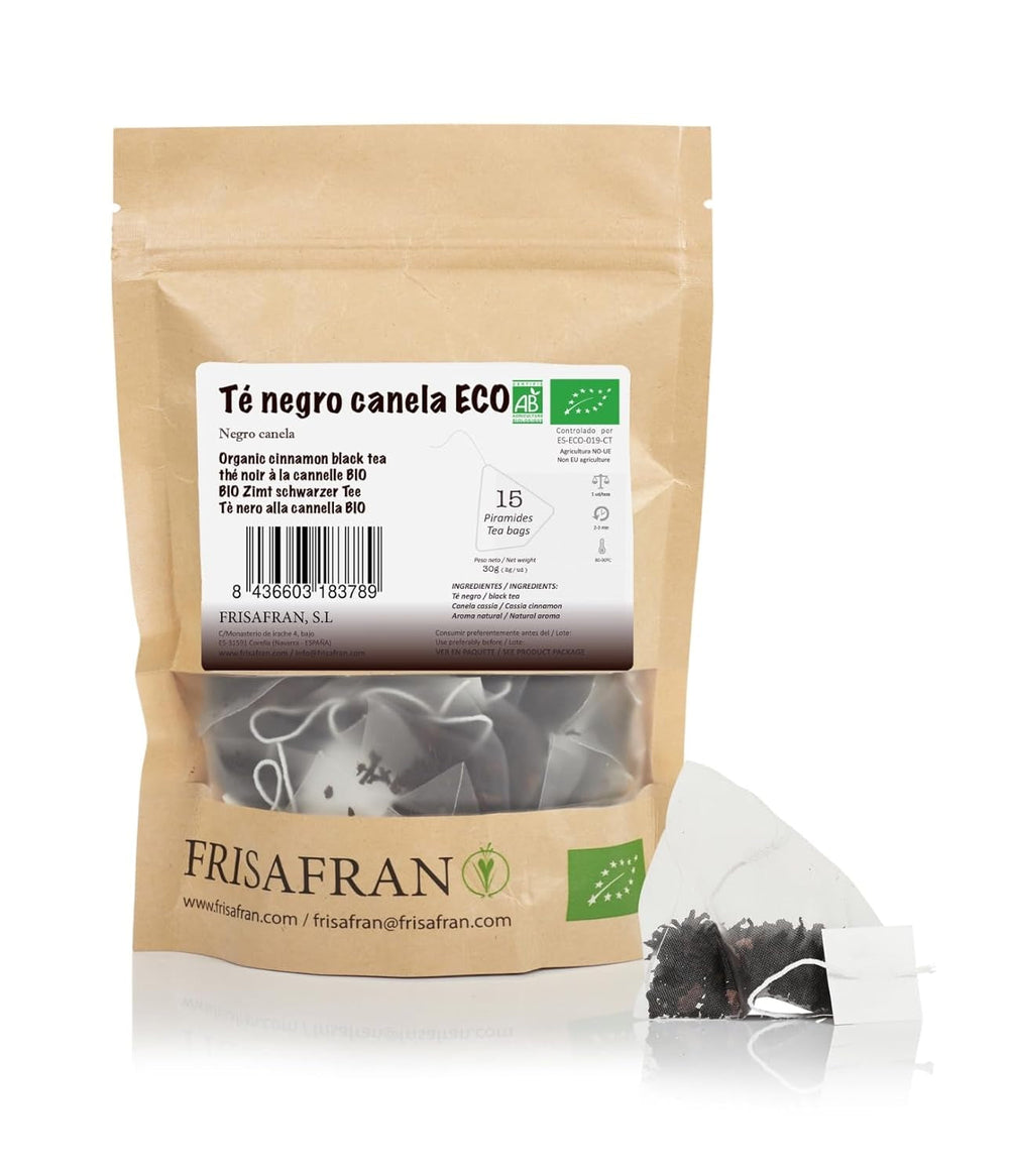 FRISAFRAN | Ceai verde organic Mint Gunpowder în piramide 30 unități | 60G | Antioxidant | Ceai verde japonez | Digestiv | Băutură răcoritoare | Infuzie de mentă | Ceai pur | Frunze de mentă | Cald-rece